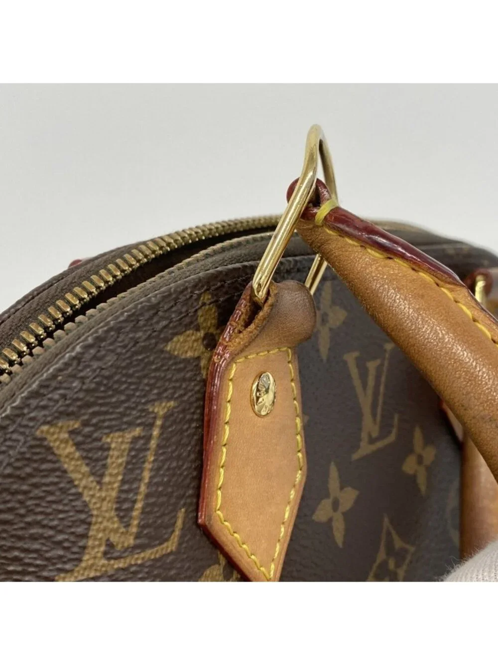 Louis Vuitton Handbag Monogram Alma BB Brown 2-Way